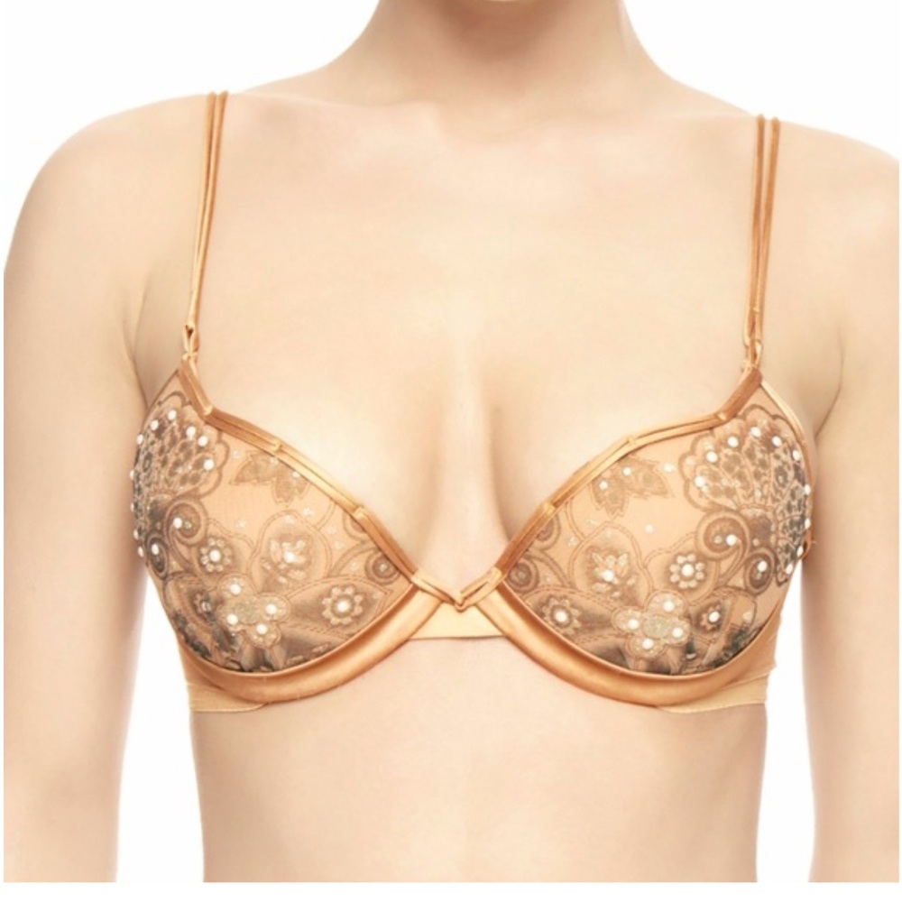 LA PERLA LOTUS Limited Edition- golden bra